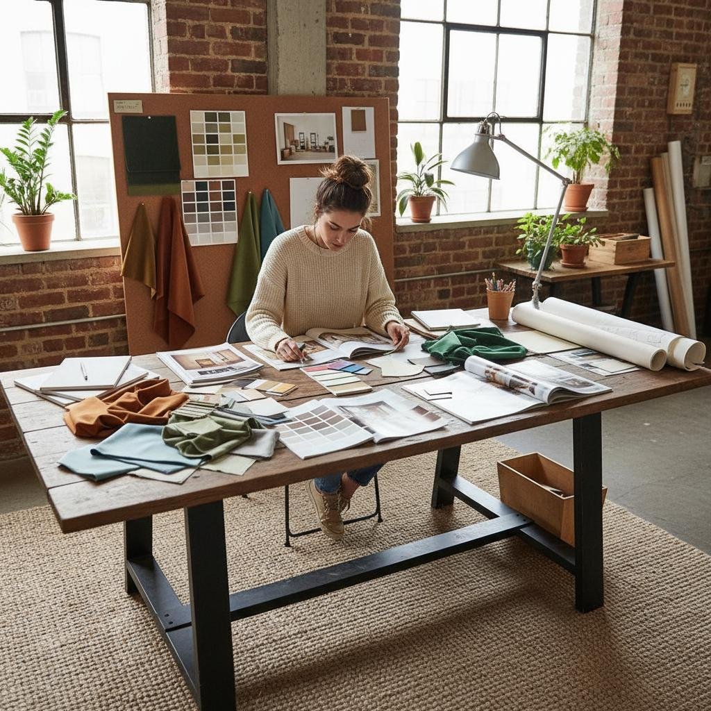 Interior designing practical training and space planning